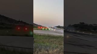 EasyJet A320Neo low landing in Skiathos
