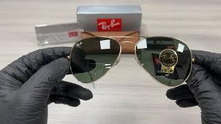 RayBan RB3025 L0205 Arista Gold Sunglasses