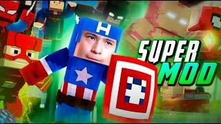 MINECRAFT  SUPER MOD  SUPER QAHRAMONLAR  UZBEKCHA LETS PLAY