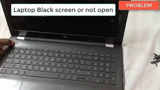 HP laptop not open  Black screen  power light blinking SOLVED