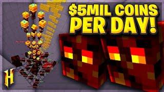 THIS *OP* MAGMA FARM MAKES $5 MILLION PER DAY Hypixel Skyblock