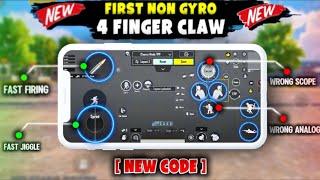 NON GYRO BEST 4 FINGER CONTROL CLAW  4 Finger Control Claw Bgmi Code  Control Claw + Sensitivity