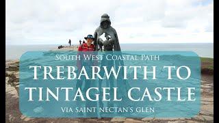 South West Coastal Path  Trebarwith to Tintagel Castle