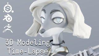 Altar Guardians Phebe    3D Modeling Time-Lapse