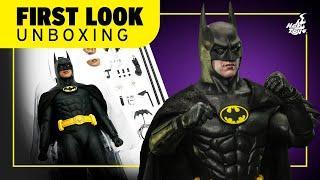 Hot Toys Batman 1989 Deluxe Figure Unboxing  First Look