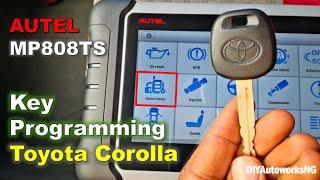 Toyota Corolla car KEY PROGRAMMING 2004-2008 How to Program a Toyota Corolla key with AUTEL scanner