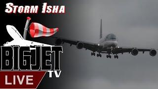 LIVE Storm Isha at London Heathrow Airport