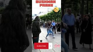 Girl slaps the bushman  #shorts #short #like #comment #subscribe #prank