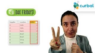 DAX Fridays #165 Create an index based on two or more columns using DAX