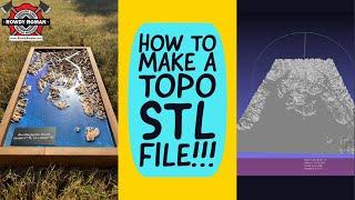 How to create a TOPO STL File