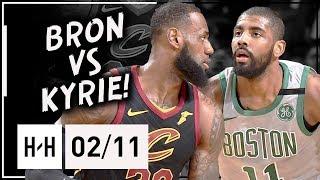 LeBron James vs Kyrie Irving ELITE Duel Highlights 2018.02.11 Celtics vs Cavaliers - MUST SEE