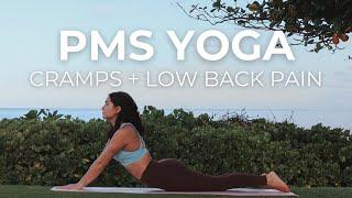 10 Minute Gentle Yoga for PMS  Period Pain Relief