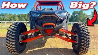 WE PUT 37s on a POLARIS RZR PRO R and THIS HAPPENED