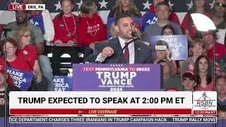 FULL SPEECH Mayor JD Longo Speaks at Trump Holds a Rally in Erie Pennsylvania - 92924