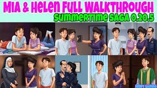 Mia and Helen Full Walkthrough Summertime Saga 0.20.5  Mia and Helen Storyline