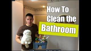 How To Clean a Bathroom  Easy Cleaning Routine  Clean With Me