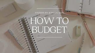 How to Budget for Beginners EXPLAINED  Ultimate Budget Planner Walk Thru