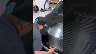 Car wrapping with Carbon Fiber Extra Glossy #carwrapping #wrappingcars #carbonfiber