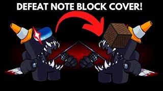 Black is Very SUSSY  Friday Night Funkin VS Impostor V3 - Defeat Minecraft Note Block Cover