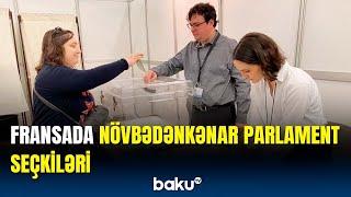 Fransada növbədənkənar parlament seçkilərinin birinci turu başladı