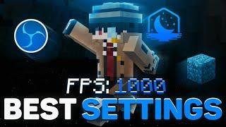 Best Minecraft Lunar Client & OBS Studio Settings FPS BOOST