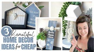 3 BEAUTIFUL Home Decor Ideas for Cheap  Painting Dandelions with a Straw  Super Easy & CHEAP DIYs