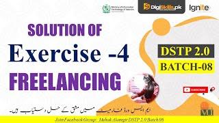 freelancing exercise 4 batch 8  dstp 2.0 batch 08 freelancing exercise 4 solution