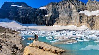 Grinnell Glacier Trail in Glacier National Park Montana 4K