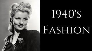 1940s FASHION- FASHION HISTORY SESSIONS