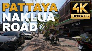 THAILAND PATTAYA Walking Video 4K -  NAKLUA ROAD January 2023 - Street Life.