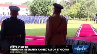 STATE VISIT BY ETHIOPIAN PRIME MINISTER IN  STATE HOUSE NAIROBI