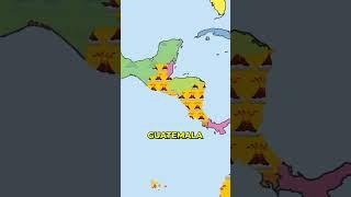 The ONLY Countries with Active VOLCANOES #geography #maps #volcano