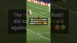 WHY Rodri didnt get a RED CARD  #football