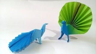 How to Make an Origami Paper Peacock