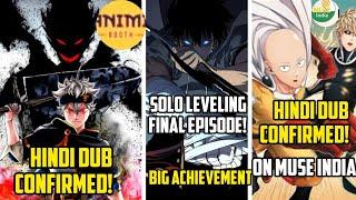 Black Clover Hindi Dub Confirmed on Anime Booth  One Punch Man Hindi Dub Coming on Muse India