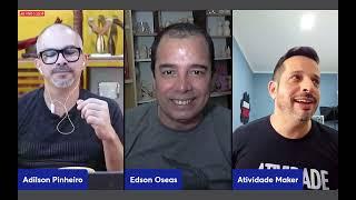 Como Construir uma CNC Caseira - Live Rodrigo Conrado Edson Oseas e Adilson Pinheiro