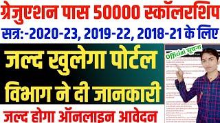 ▶ ऑनलाइन आवेदन इस दिन होगा शुरू न्यू नोटिस जारी  mukhyamantri kanya utthan yojana 2024