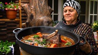  Authentic Azerbaijani Lamb Stew  A Hearty Village Recipe 