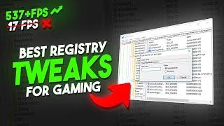  Best Registry Tweaks To Optimize Windows 1011 For Gaming - New Methods 2024 