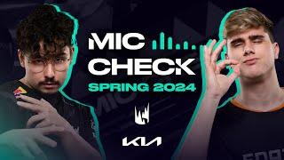 No Handshake for Noah?  Kia Mic Check  2024 LEC Spring Week 5