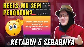 5 Penyebab Reels Sepi Penonton di FB Pro dan Fanspage Facebook Hati-hati