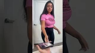 HAND OUT CHALLENGE ON GIRLFRIEND #shorts