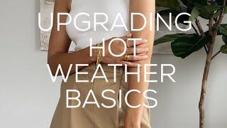 SUMMER BASICS STYLING add interest to your hot weather looks ️ #youtubeshorts