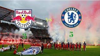 RedBull Salzburg vs Chelsea 3 - 5 extended highlights