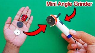 How To Make A Mini Angle Grinder  How To Make A Mini Dremel Tool  Cordless Angle Grinder  Grinder