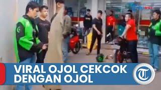 Viral Video Seorang Pria Cekcok dengan Driver Ojek Online di Depan Mini Market di Makassar