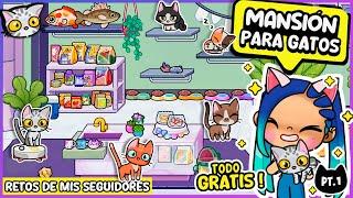   Decoración GRATUITA para GATOS en la MANSIÓN HOUSE MAKER Cocina y fachada PARTE 1