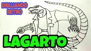  Spiderman  Como dibujar al Lagarto  How to draw Lizard