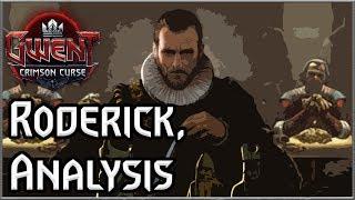 GWENT CRIMSON CURSE  Ardal Spies Deck Gameplay Roderick Analysis