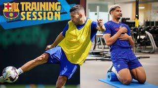 JORDI ALBA also scores in training + GYM  WORKOUT 